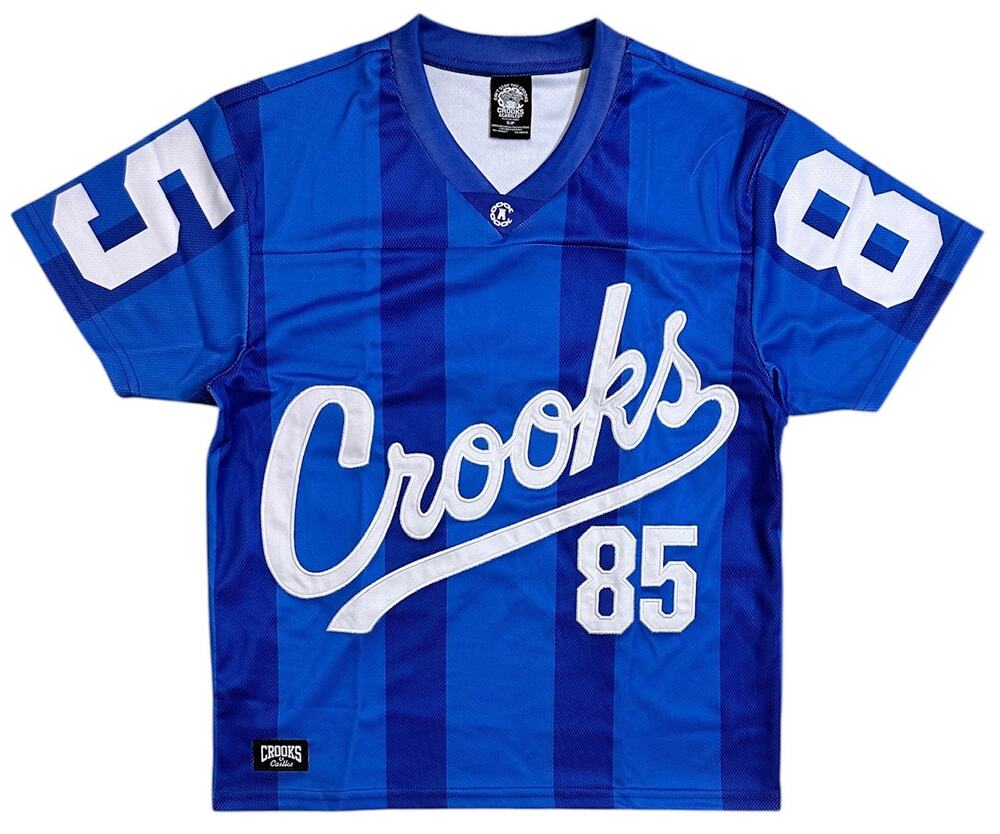 Crooks & Castles Men's Heavyweight Relaxed Fit Mesh Soccer Jersey